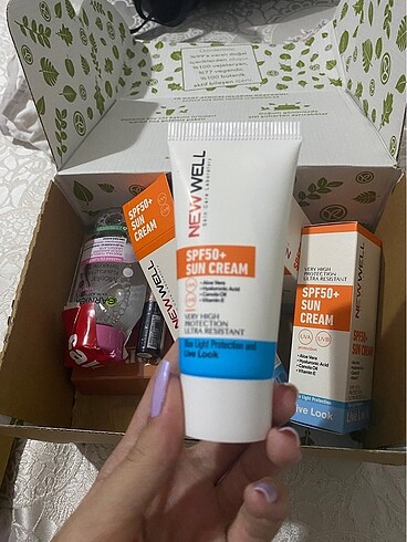 New Well 50spf güneş kremi