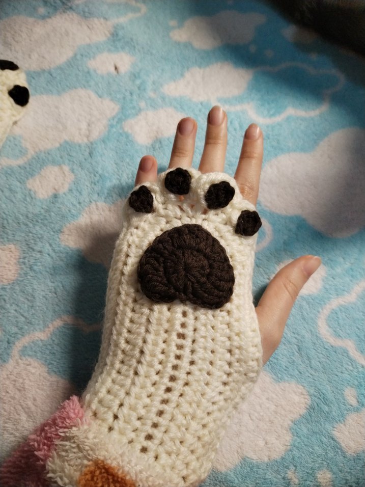 Patili Örgü Kadın Eldivenleri - Görsel 3