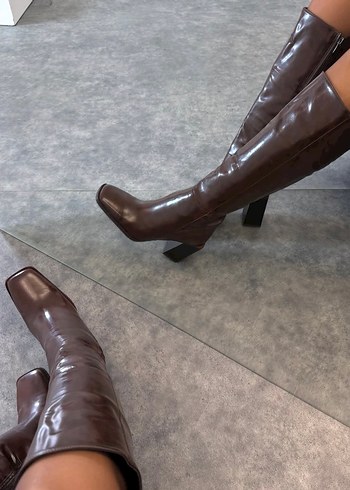 Kahverengi Kadın Çizme - Görsel 3