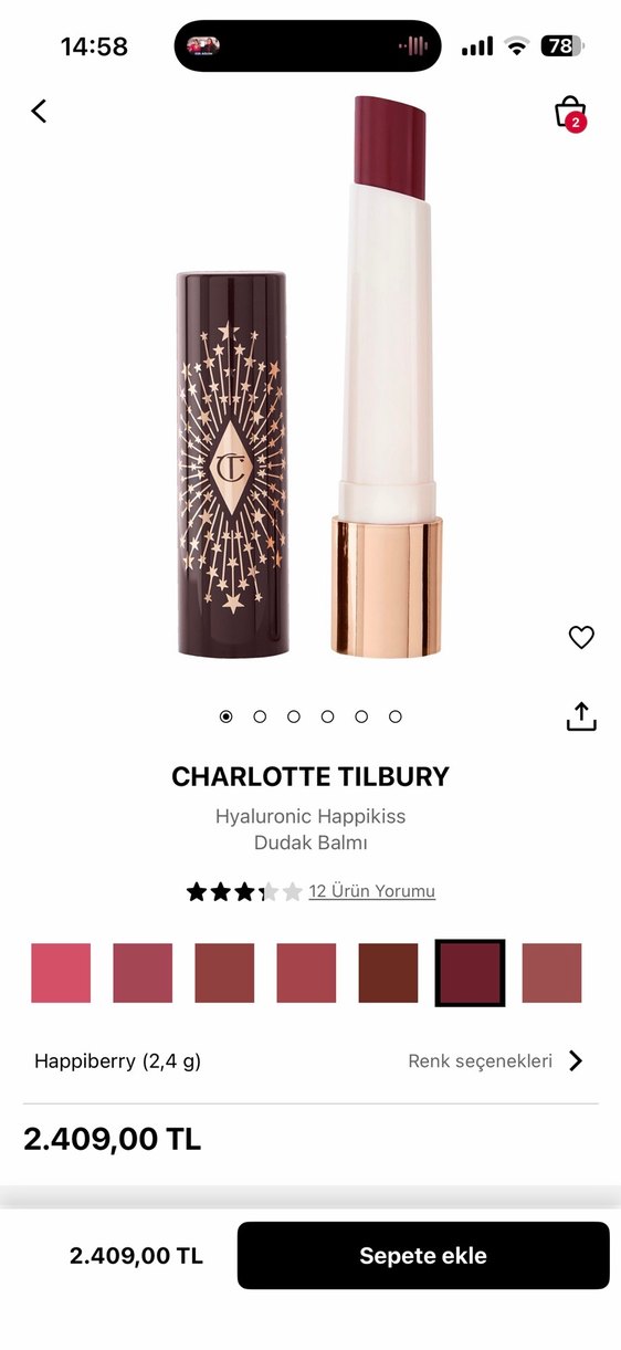Charlotte Tilbury Hyaluronic  Happikiss - Görsel 4
