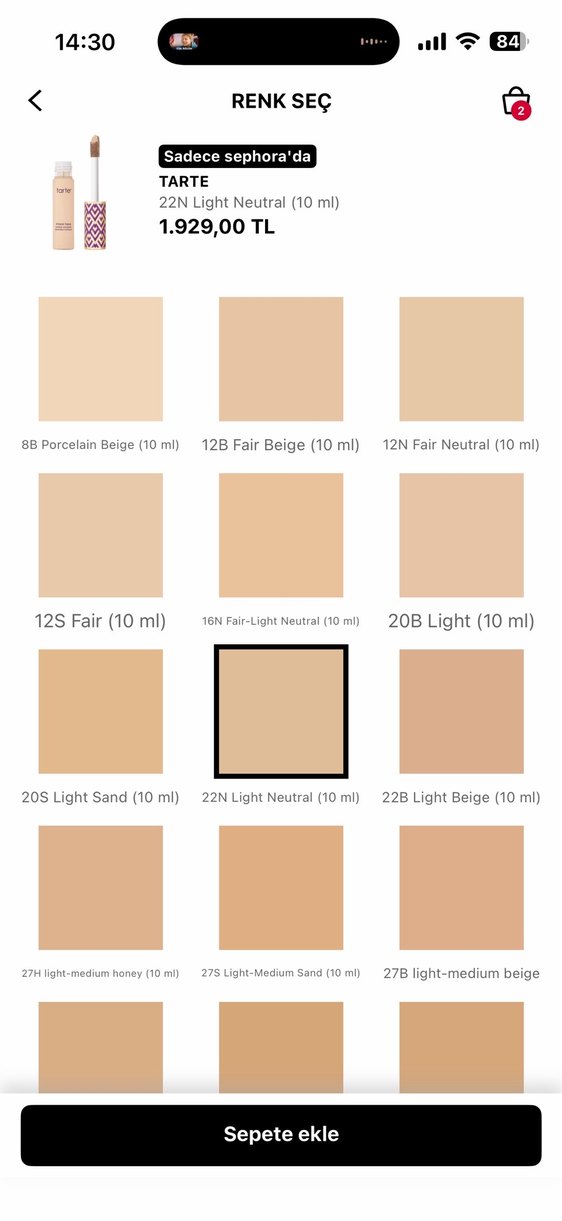 Tarte Shape Tape Concealer 22 N Light Neutral - Görsel 4