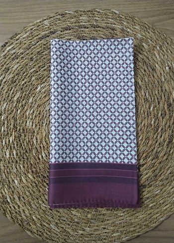 Bordo Desenli kadın fular - Görsel 2