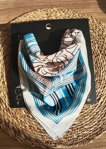 Mavi Bohem Tarzı Kadın Fular - Görsel 2