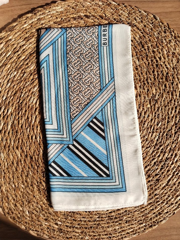 Mavi Bohem Tarzı Kadın Fular - Görsel 3