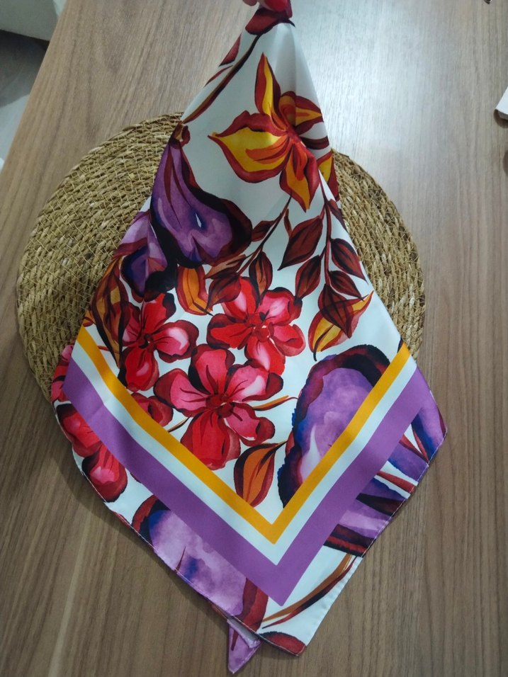 Renkli Kadın Fular - Görsel 2