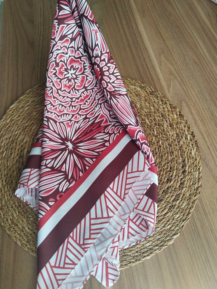 Bordo Kadın Fular - Görsel 3