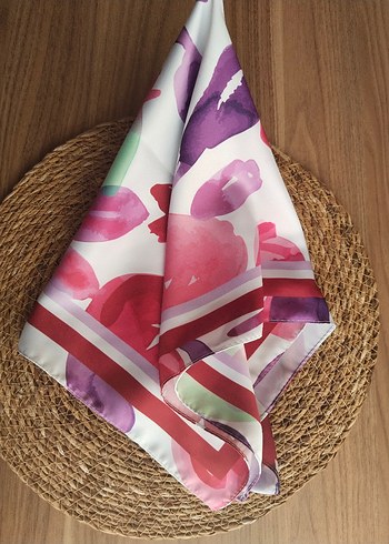 Renkli  Kadın Fular - Görsel 3