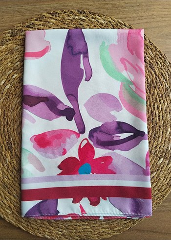 Renkli  Kadın Fular - Görsel 2