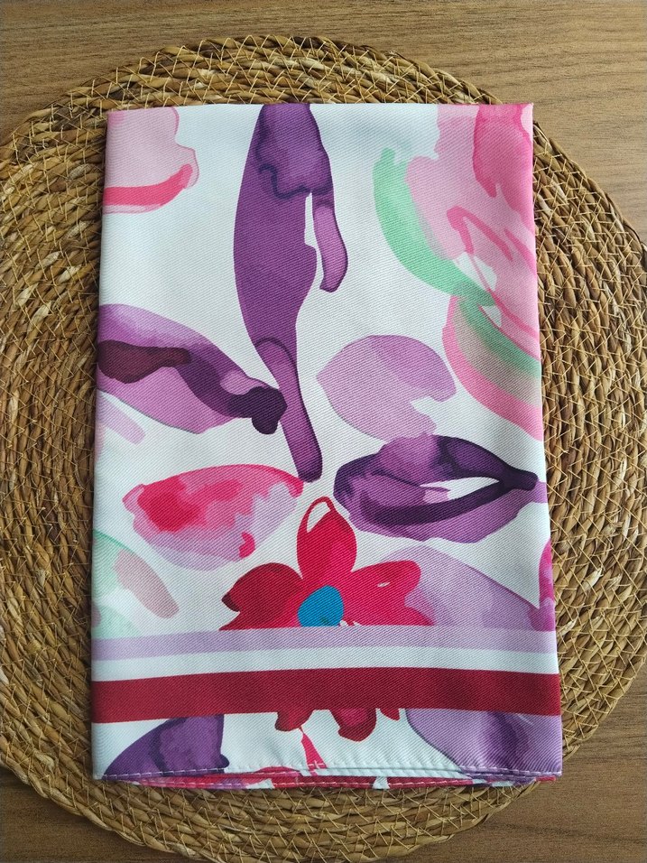 Renkli  Kadın Fular - Görsel 2