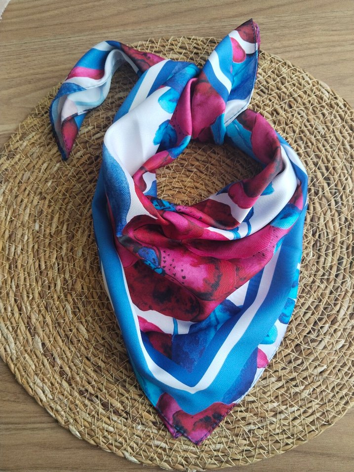 Renkli Kadın Fular - Görsel 2