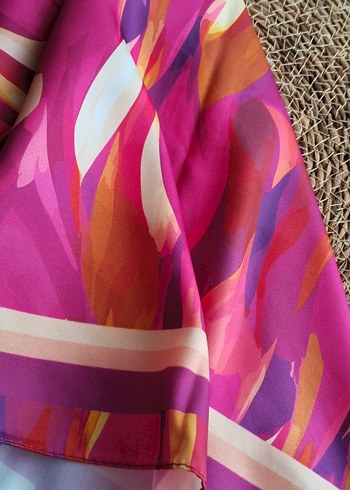 Renkli Kadın Fular - Görsel 4