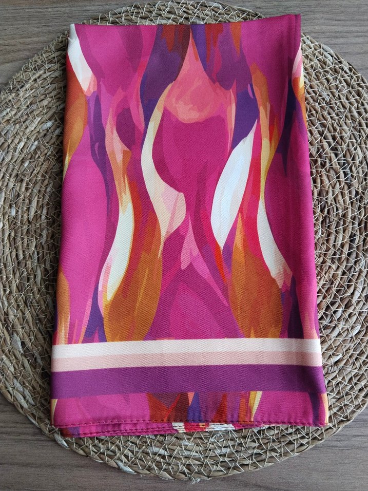 Renkli Kadın Fular - Görsel 3