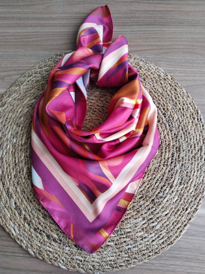 Renkli Kadın Fular - Görsel 2