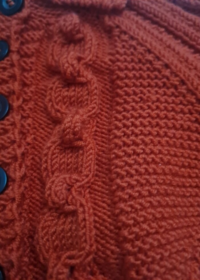 , el örgüsü bebek hırkası - Görsel 2