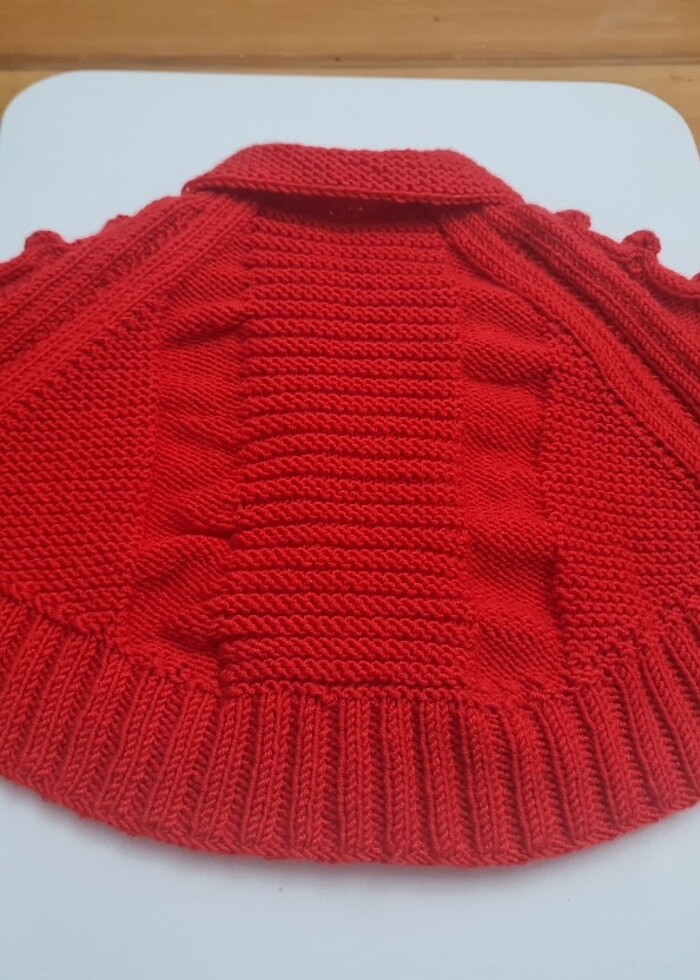 , el örgüsü bebek hırkası - Görsel 3