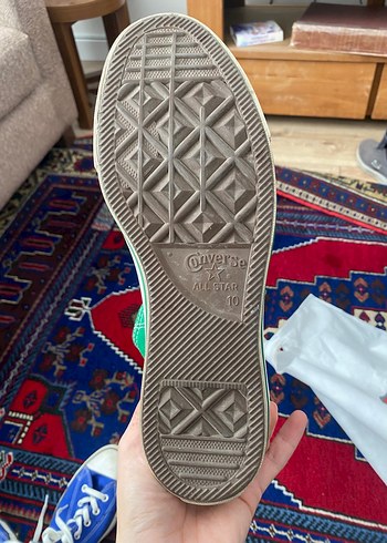 Orijinal Yeşil Converse Unisex Spor Ayakkabı - Görsel 4