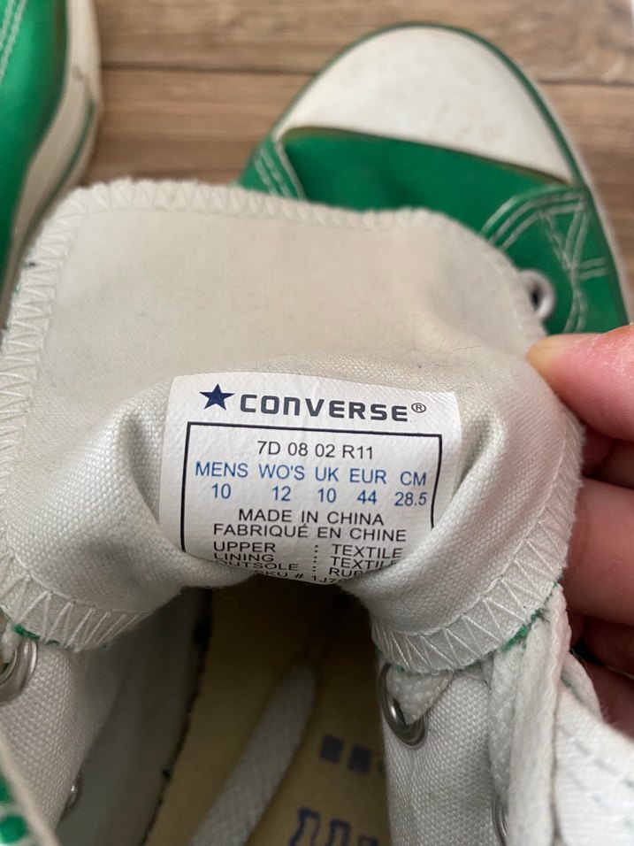 Orijinal Yeşil Converse Unisex Spor Ayakkabı - Görsel 2