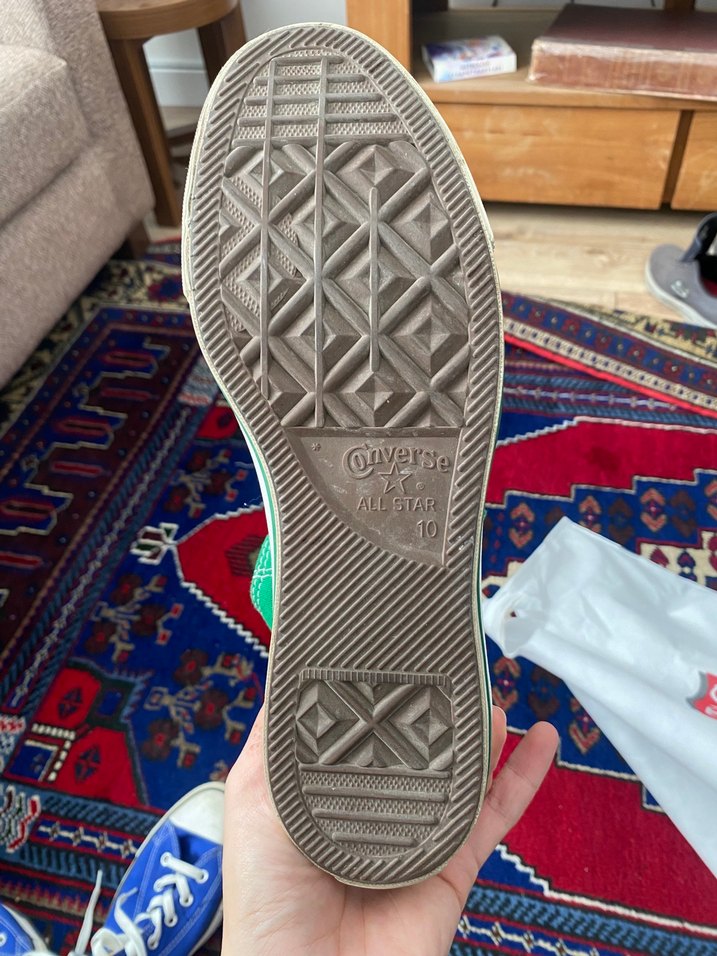 Orijinal Yeşil Converse Unisex Spor Ayakkabı - Görsel 4