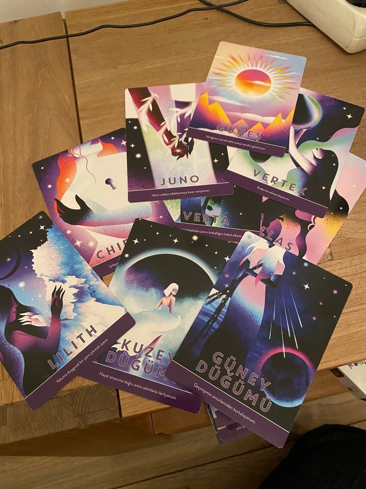 Yaldızlı Astroloji ve Kehanet Kartları - Görsel 4