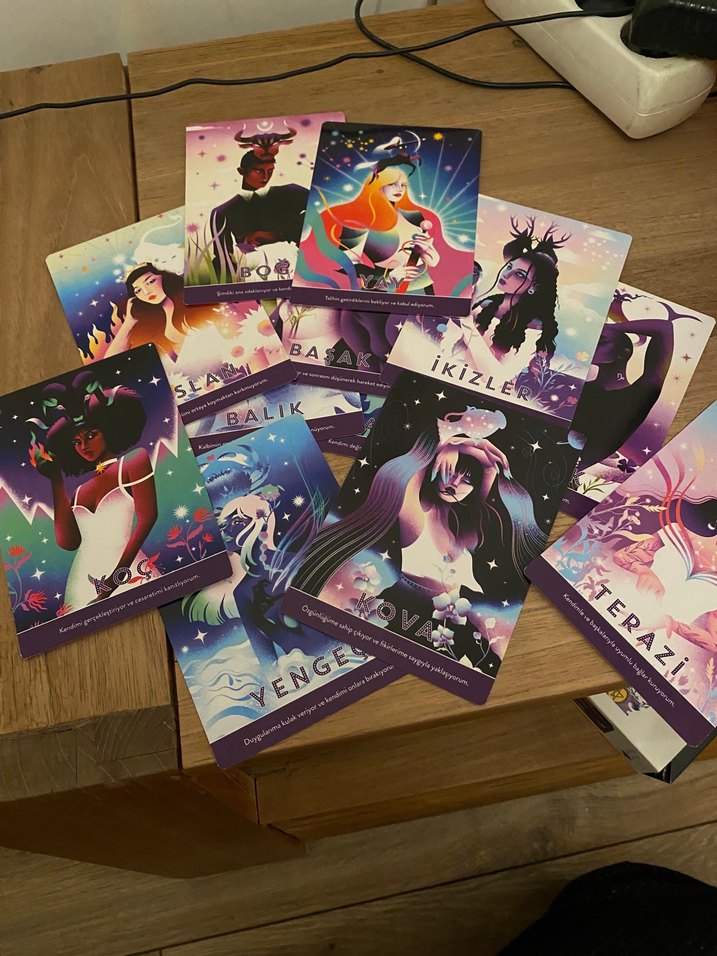 Yaldızlı Astroloji ve Kehanet Kartları - Görsel 3