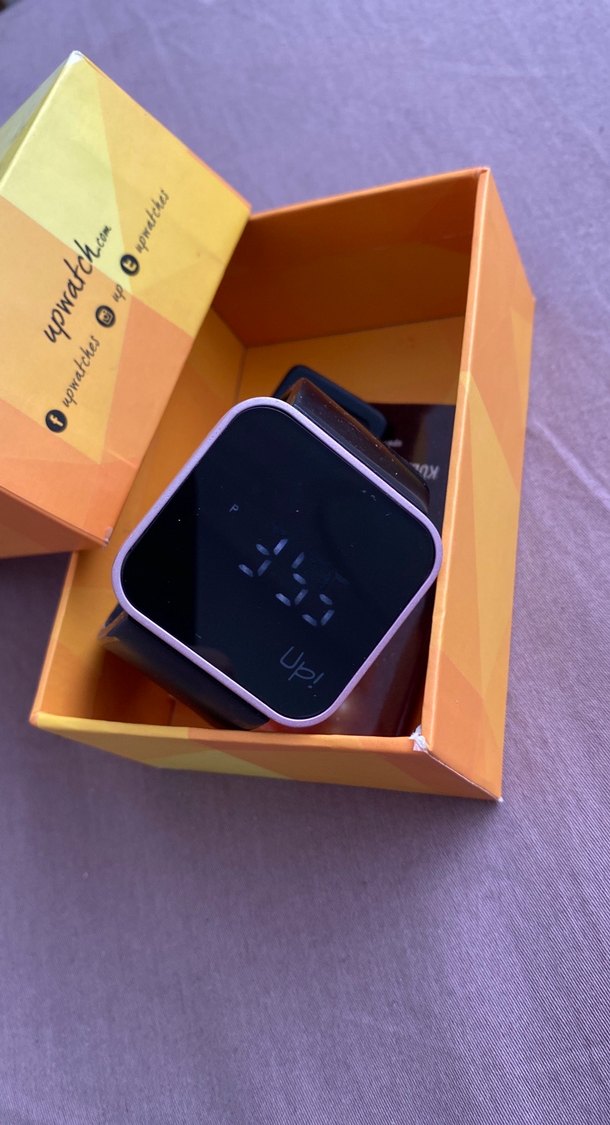 Gül Kurusu Up siyah akıllı saat - Görsel 2