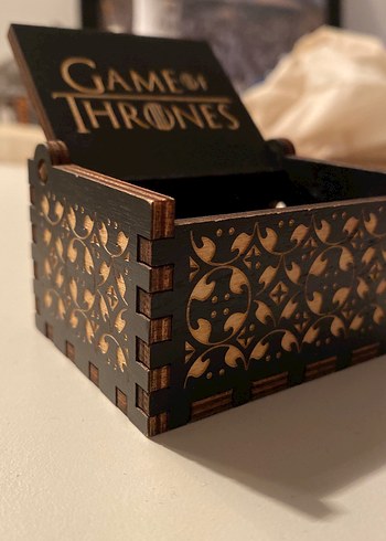 Game of Thrones Oyma Ahşap Müzik Kutusu - Görsel 2
