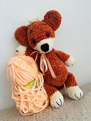 Diğer Amigurumi turuncu tilkicik