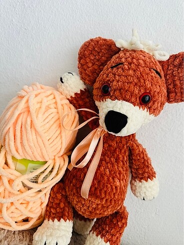 Beden Amigurumi turuncu tilkicik