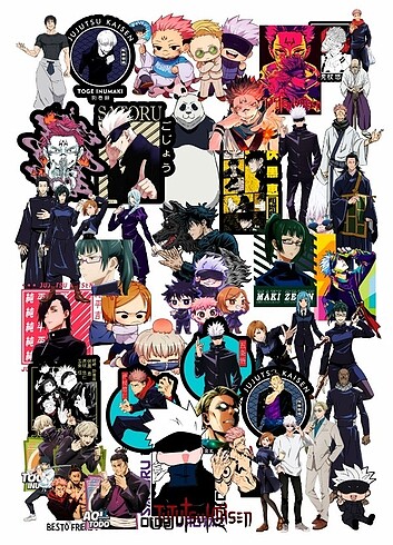 Jujutsu Kaisen Sticker Set 