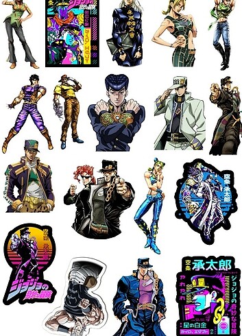  Jojo Sticker set
