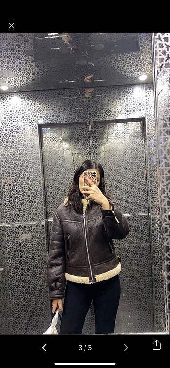 36 Beden Bershka biker mont
