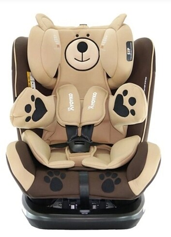 Yoyko kahverengi bear 360 dönebilir oto koltuğu 