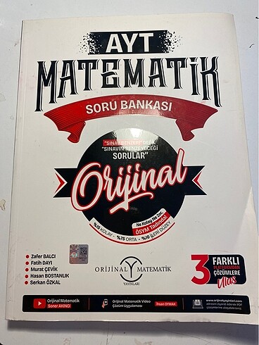 orijinal ayt matematik soru bankası