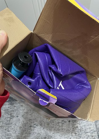 65 cm Mor Pilates Topu Renkli Desenli - Görsel 2