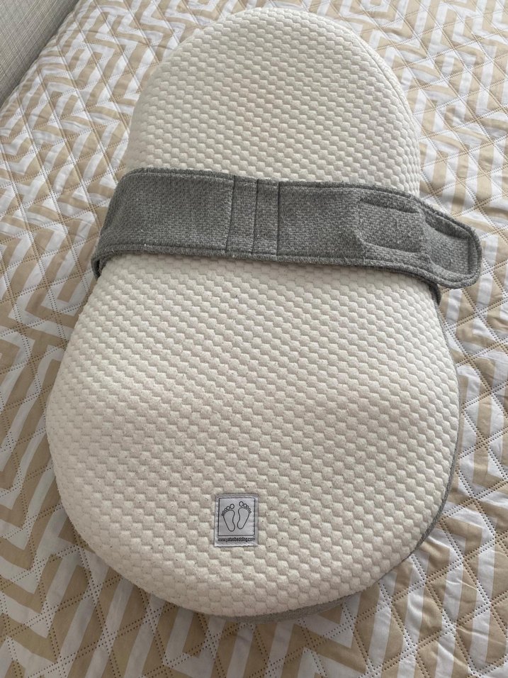 Gri Yılan Desenli Emzirme ve Hamile Yastığı - Görsel 2