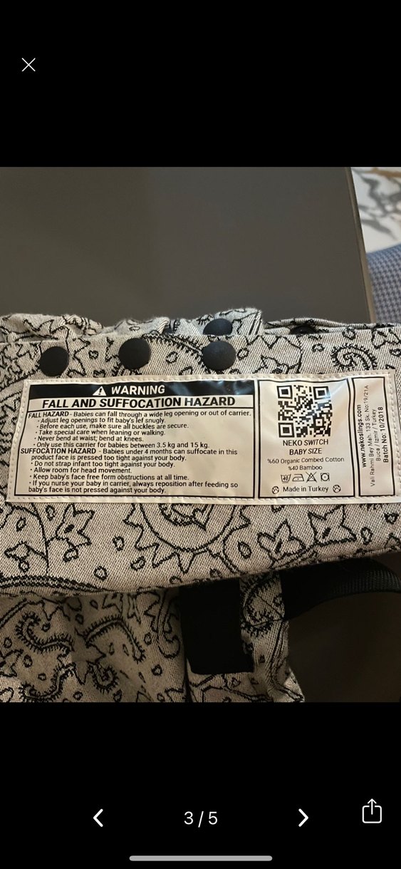 Gri Neko Bebek Taşıyıcı - Görsel 4