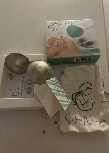 Turkuaz Mini Göğüs Kapakları - Koruyucu Gümüş - Görsel 2