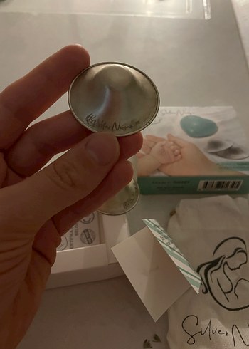 Turkuaz Mini Göğüs Kapakları - Koruyucu Gümüş - Görsel 3