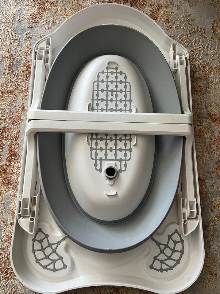 Katlanabilir Bebek Küveti - Kaydırmaz Tabanlı - Görsel 3