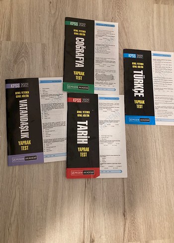 KPSS 2022 Yaprak Test Tarih, Coğrafya, Türkçe, Vatandaşlık