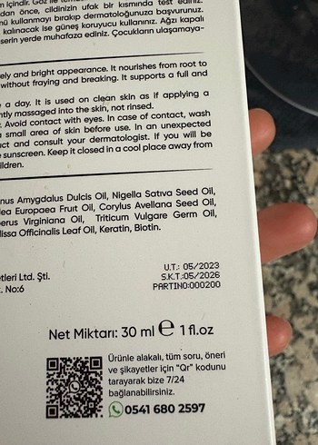 Eliamora Sığla Ağacı Sakal Serumu 30 ml - Görsel 3