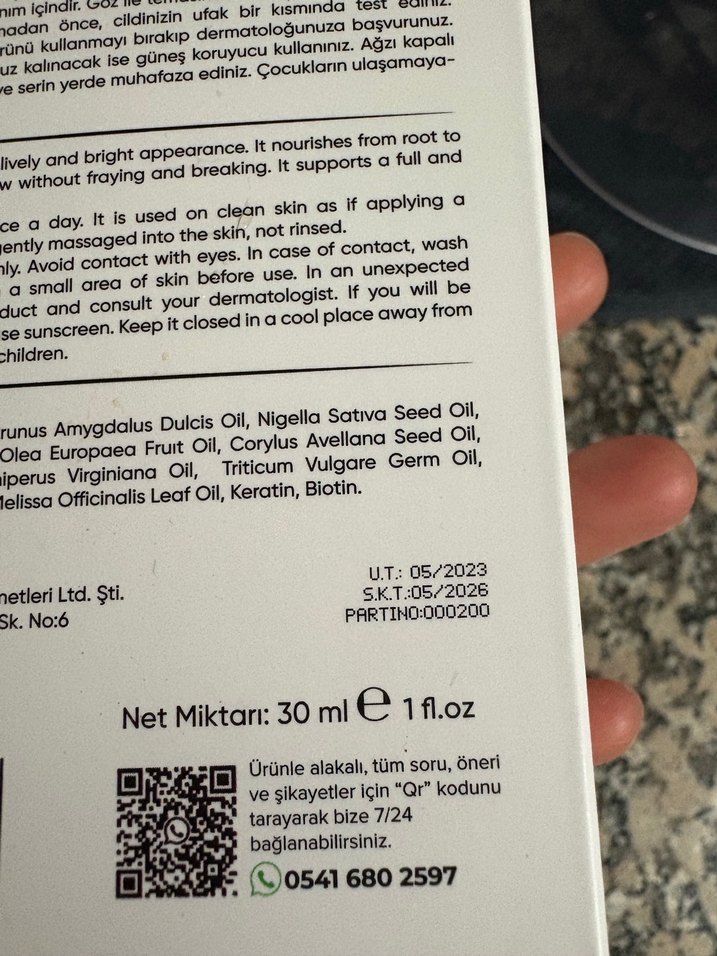 Eliamora Sığla Ağacı Sakal Serumu 30 ml - Görsel 3