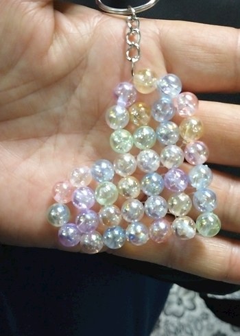 Renkli anahtarlık Süsleme Boncukları - Görsel 2