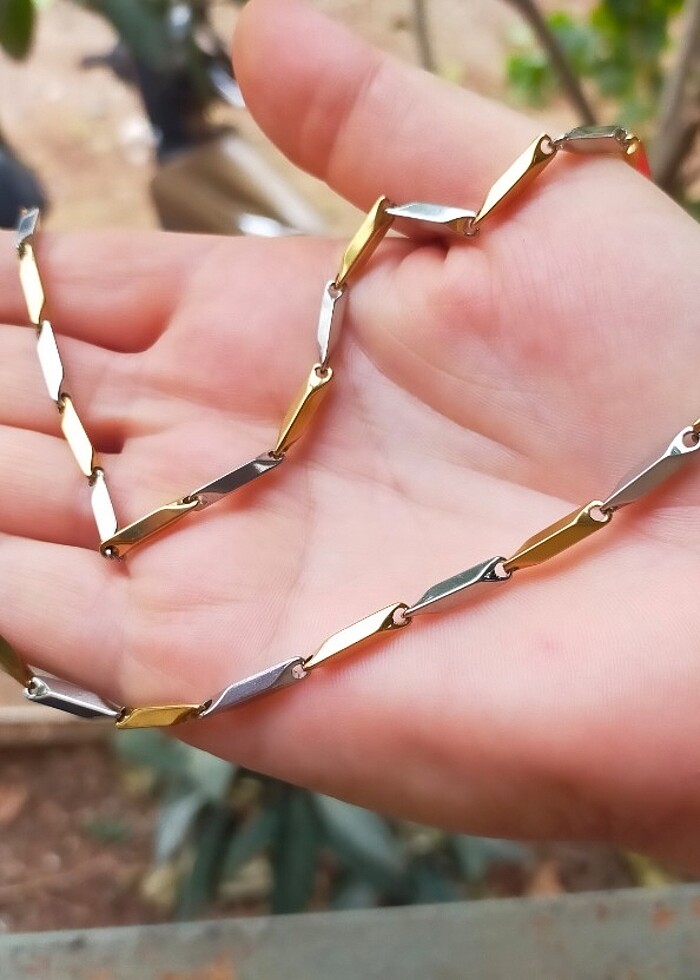 Çelik erkek kolye  - Görsel 5