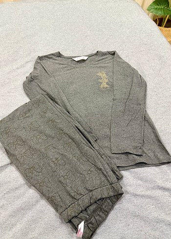 Gri Rahat Kesim Eşofman Takım - Görsel 2