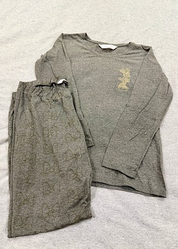 Gri Rahat Kesim Eşofman Takım - Görsel 3