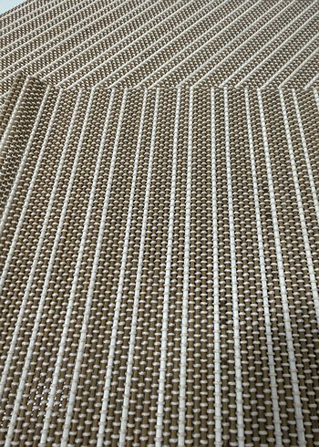 Çizgili Kahverengi Amerikan Servis 2 Adet - Görsel 5