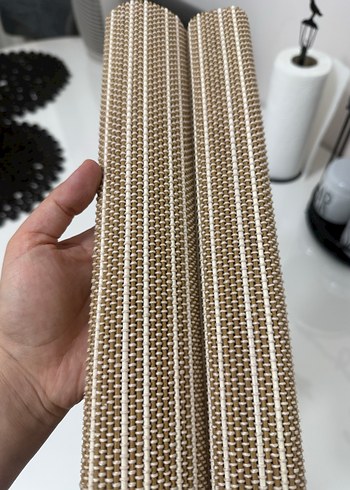 Çizgili Kahverengi Amerikan Servis 2 Adet - Görsel 6