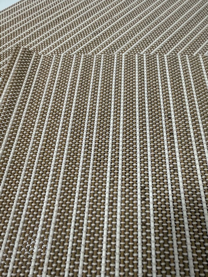 Çizgili Kahverengi Amerikan Servis 2 Adet - Görsel 5