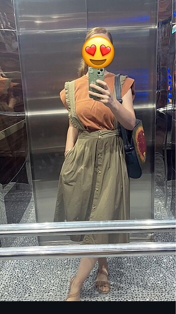 Mango Askılı Etek